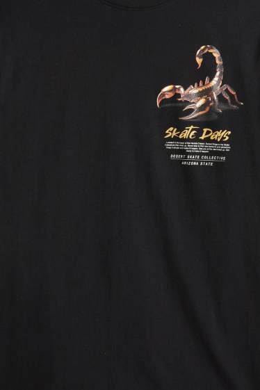 Kinder Jungen - Multipack 3er - Motorrad, Skorpion und Skater - Kurzarmshirt - taupe