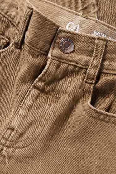 Kinderen: jongens - Relaxed jeans - bruin