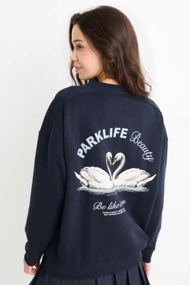 Damen - Sweatshirt - dunkelblau