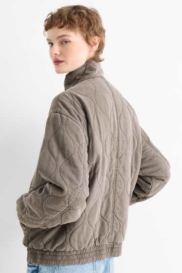 Donna - Giacca trapuntata - kaki