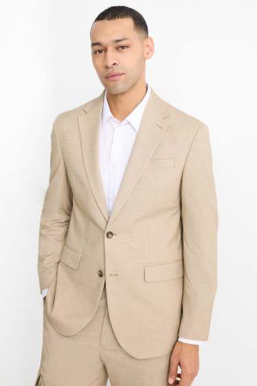 Hommes - Veste de costume - regular fit - beige clair