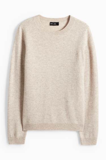 Dámské - Svetr - světle béžová