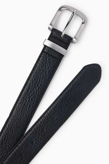 Hommes - Ceinture - matière synthétique - noir