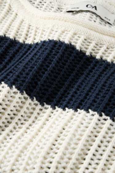 Enfants filles - Pull - blanc / bleu