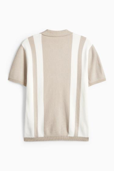 Pánské - Svetr - béžová