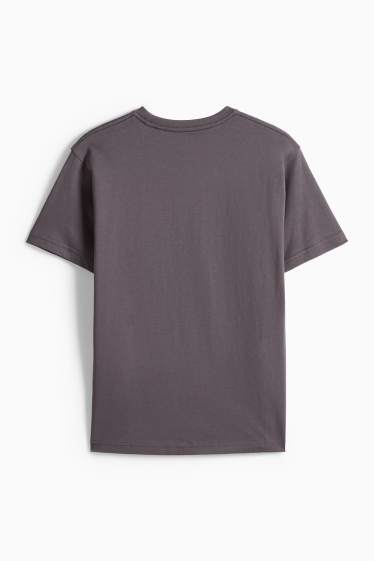 Kinder Jungen - Garfield - Kurzarmshirt - dunkelgrau