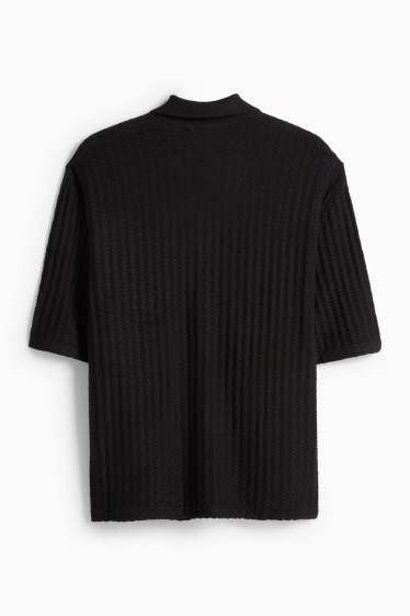 Bărbați - Bluză de molton - negru