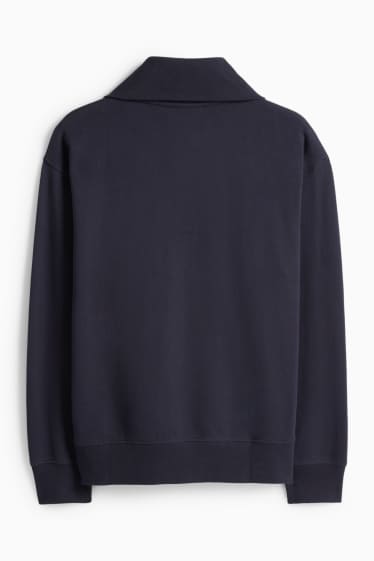 Bărbați - Bluză de molton - albastru închis