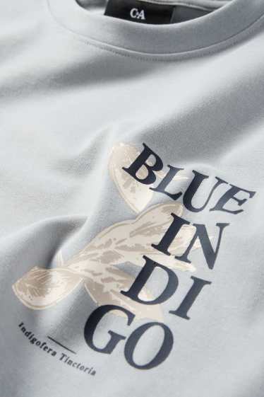 Bărbați - Tricou - relaxed fit - gri deschis