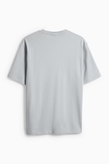 Bărbați - Tricou - relaxed fit - gri deschis