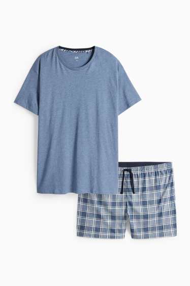 Home - Pijama curt - blau