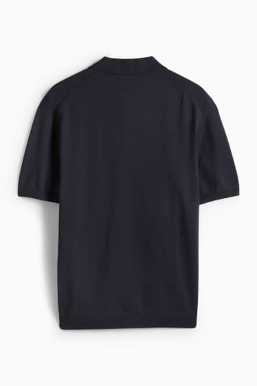 Pánské - Svetr - tmavomodrá