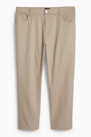 Uomo - Pantaloni - regular fit - tortora