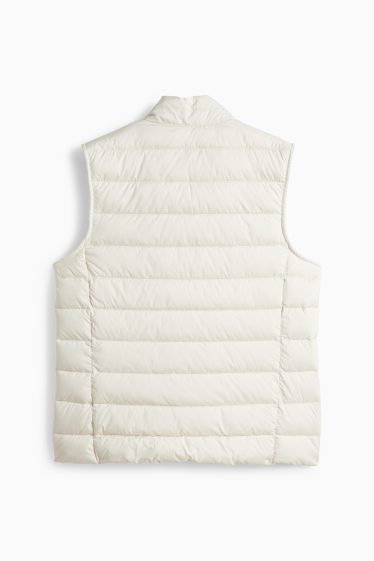 Damen - Steppweste - cremeweiss