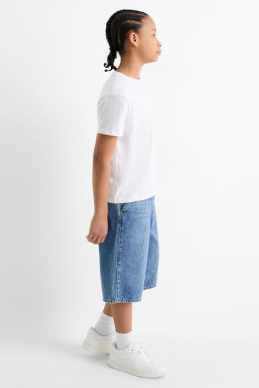 Copii - Băieți - Multipack 2 perechi - bermude de blugi - denim-albastru deschis