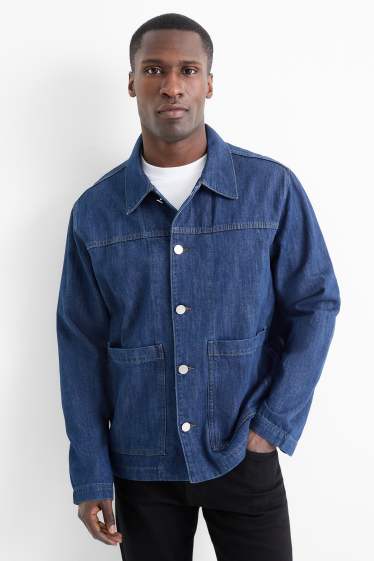 Herren - Jeansjacke - jeansblau