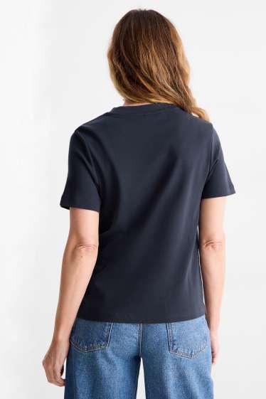 Donna - T-shirt - regular fit - blu scuro