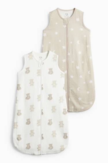 Unisex - Sac de dormit bebeluși - alb / bej