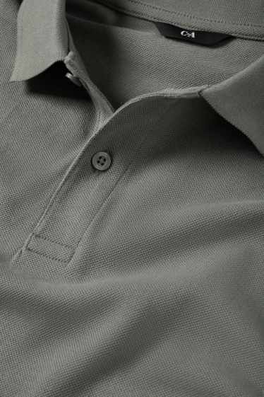 Hommes - Polo - regular fit - gris