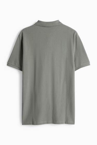 Hommes - Polo - regular fit - gris