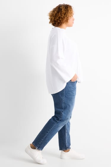 Damen - Mom Jeans - High Waist - LYCRA® - jeansblau