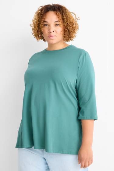 Damen - T-Shirt - LYCRA® - türkis