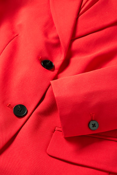 Damen - Business-Blazer - tailliert - orange