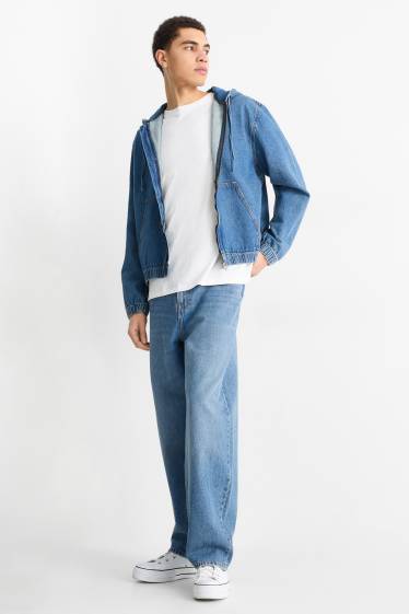 Men - Baggy jeans - blue denim