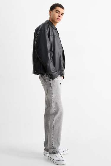 Bărbați - Straight jeans - denim-gri deschis