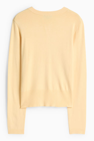 Women - Cardigan - yellow