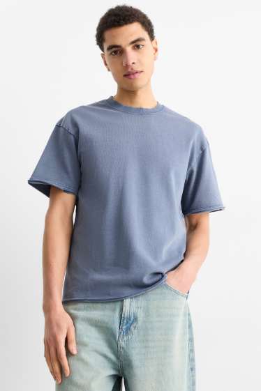Men - T-shirt - relaxed fit - blue