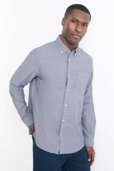 Home - Camisa - regular fit - button-down - blau