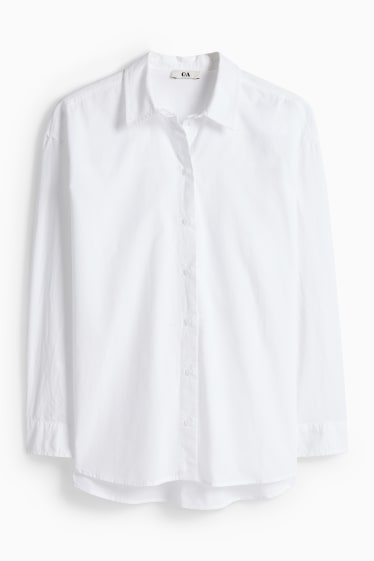 Dames - Hemdblouse - wit