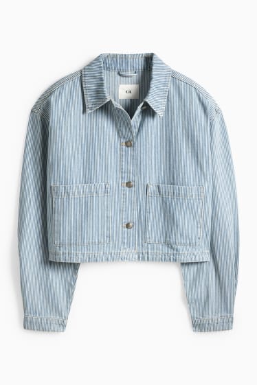 Dámské - Halenka - bílá/modrá