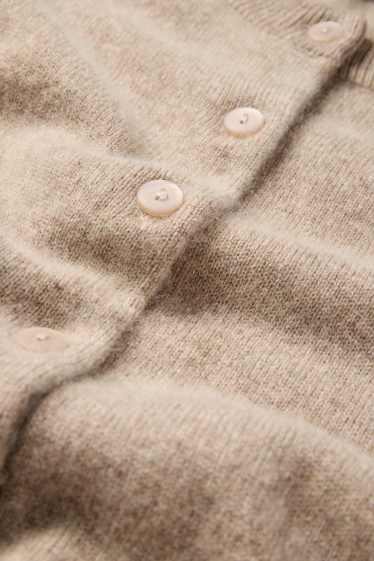Dona - Jaqueta de punt de caixmir - beix clar