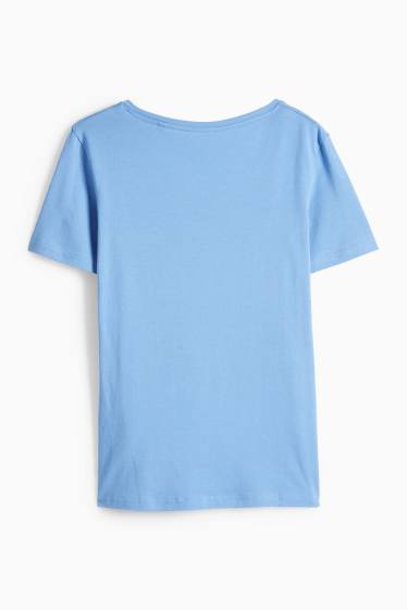 Donna - T-shirt - slim fit - azzurro