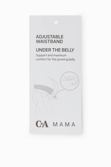 Donna - Pantaloni sportivi premaman - beige chiaro