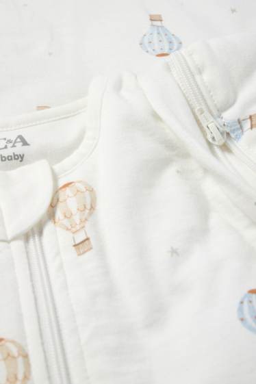 Unisex - Heißluftballon - Baby-Schlafsack - 6-18 Monate - weiss