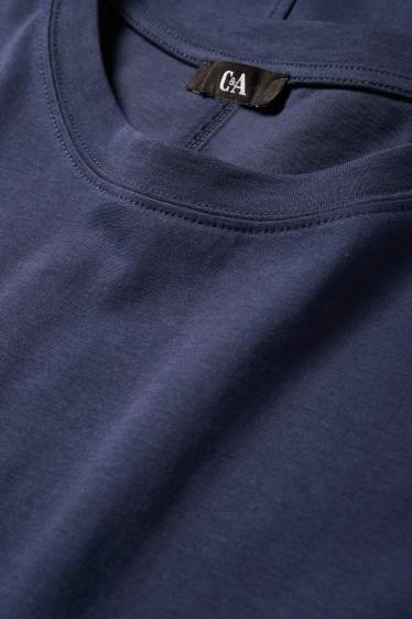 Damen - Langarmshirt - Relaxed Fit - dunkelblau