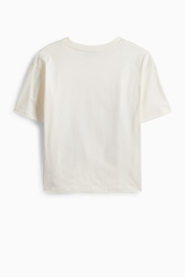 Enfants filles - Ours en peluche - T-shirt - crème