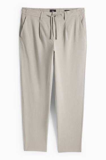 Men - Chinos - tapered fit - light gray