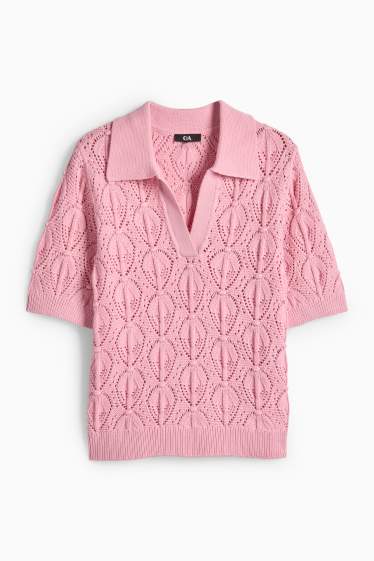 Femei - Pulover - roz