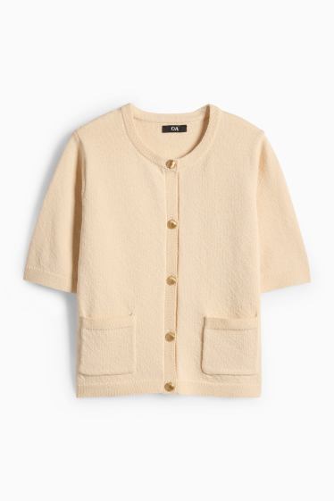 Women - Cardigan - light beige