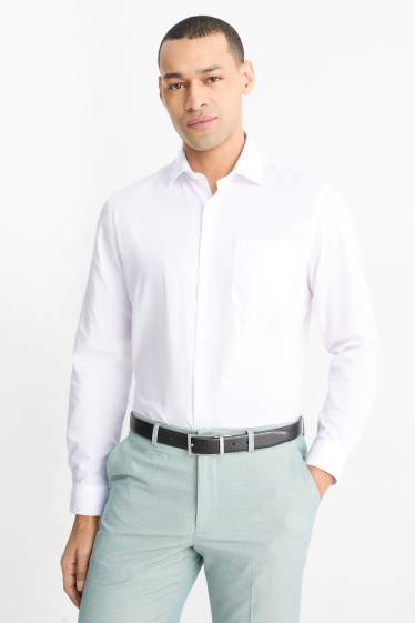 Men - Business shirt - white