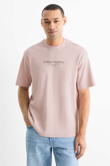 Bărbați - Tricou - relaxed fit - roz