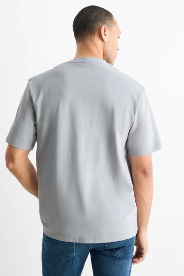 Bărbați - Tricou - relaxed fit - gri deschis