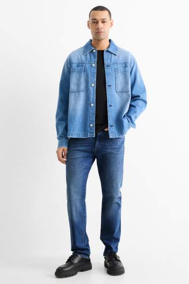 Men - Straight jeans - blue denim