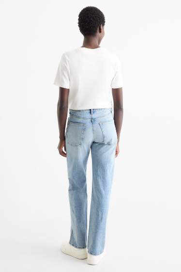 Dames - Straight jeans - high waist - LYCRA® - jeanslichtblauw