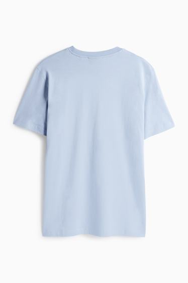 Hommes - T-shirt - regular fit - bleu clair