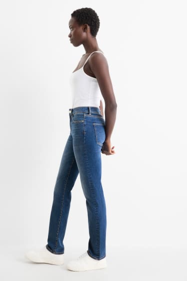 Donna - Straight jeans - vita media - jeans modellanti - LYCRA® - jeans blu